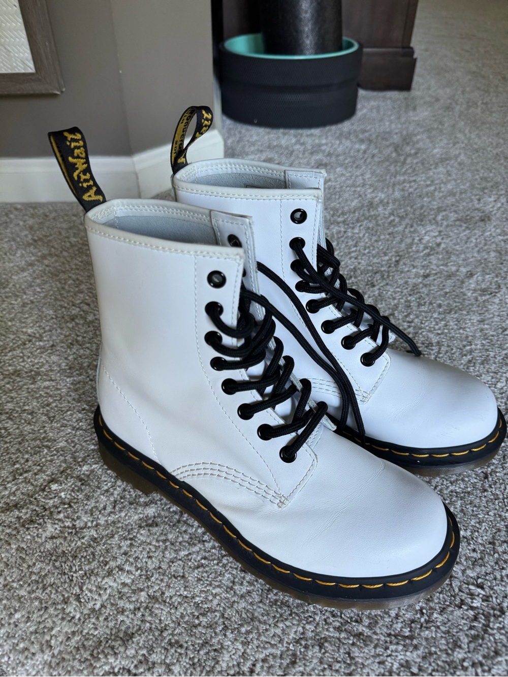 Dr. Martens White 1460 Boot size US 6